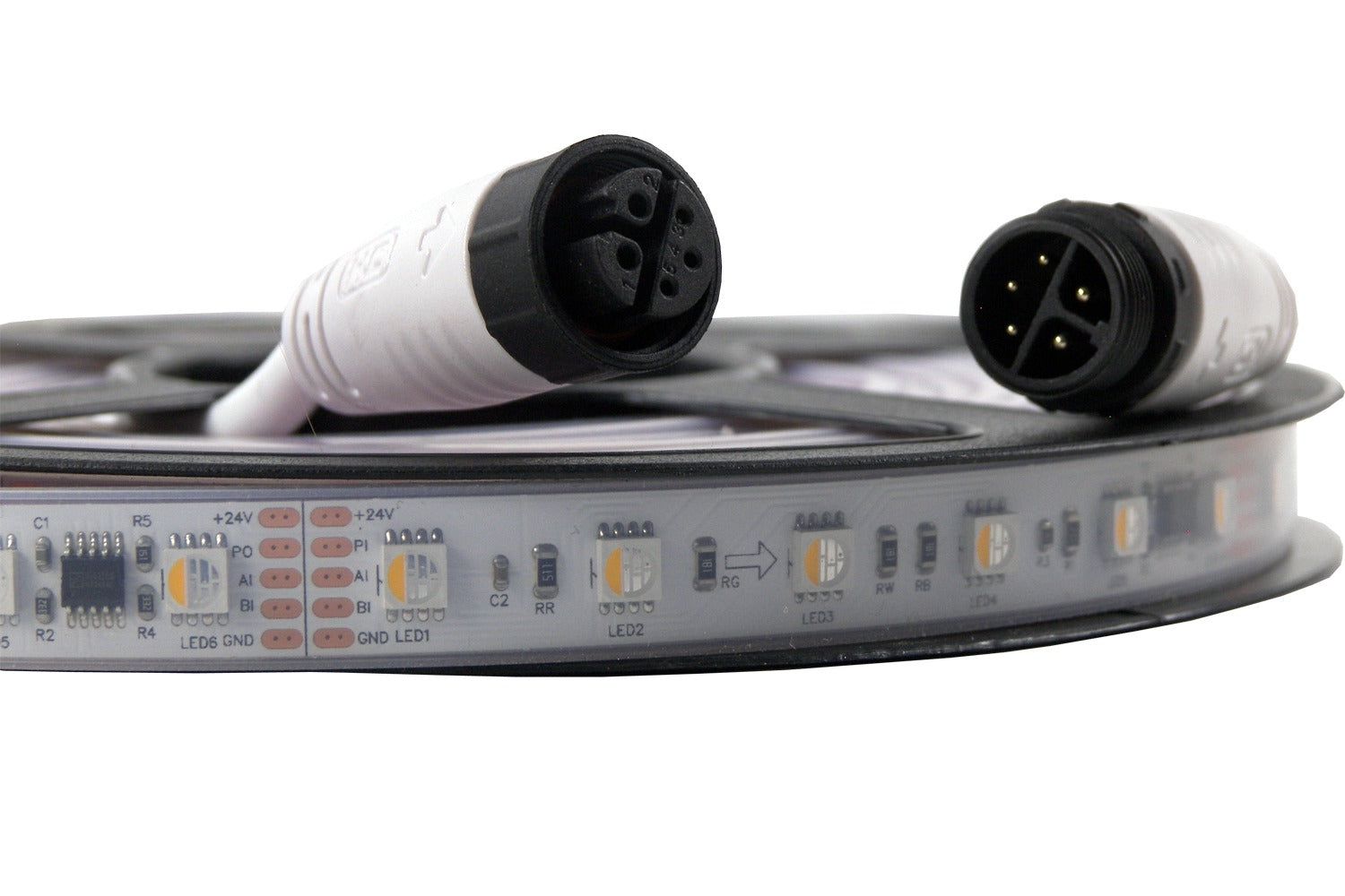 Event Lighting DMXTAPERGBW60 - DMX Controllable RGBW LED Tape (5m)