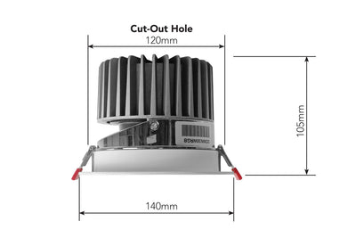 DOWN30RGB - 30w RGB 3-in-1 LED down light