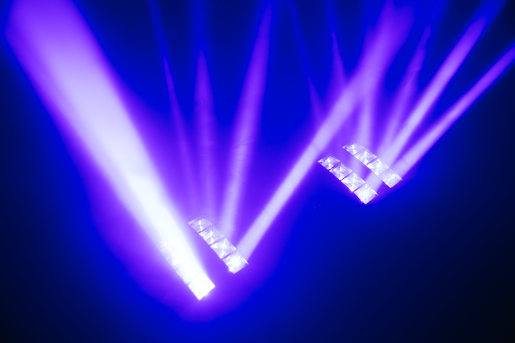 Spider - 8x 10W LED RGBW Twin 4 Beam Moving Head