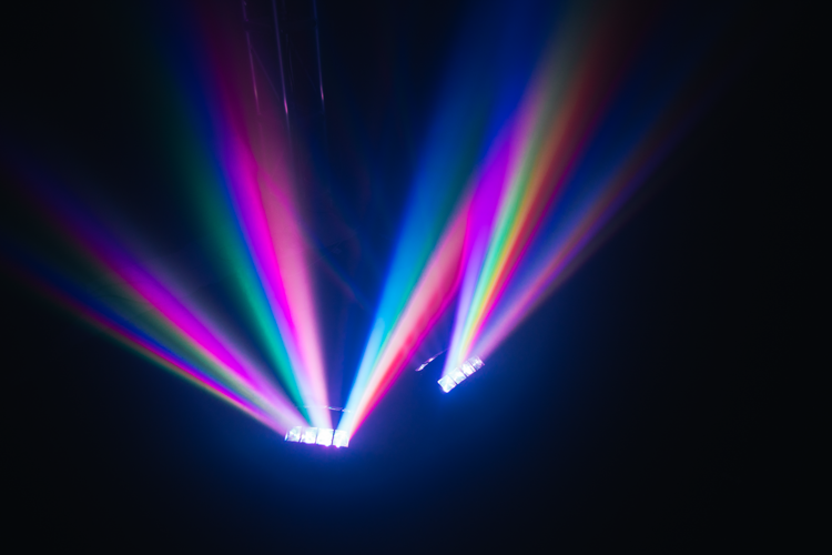 Spider - 8x 10W LED RGBW Twin 4 Beam Moving Head