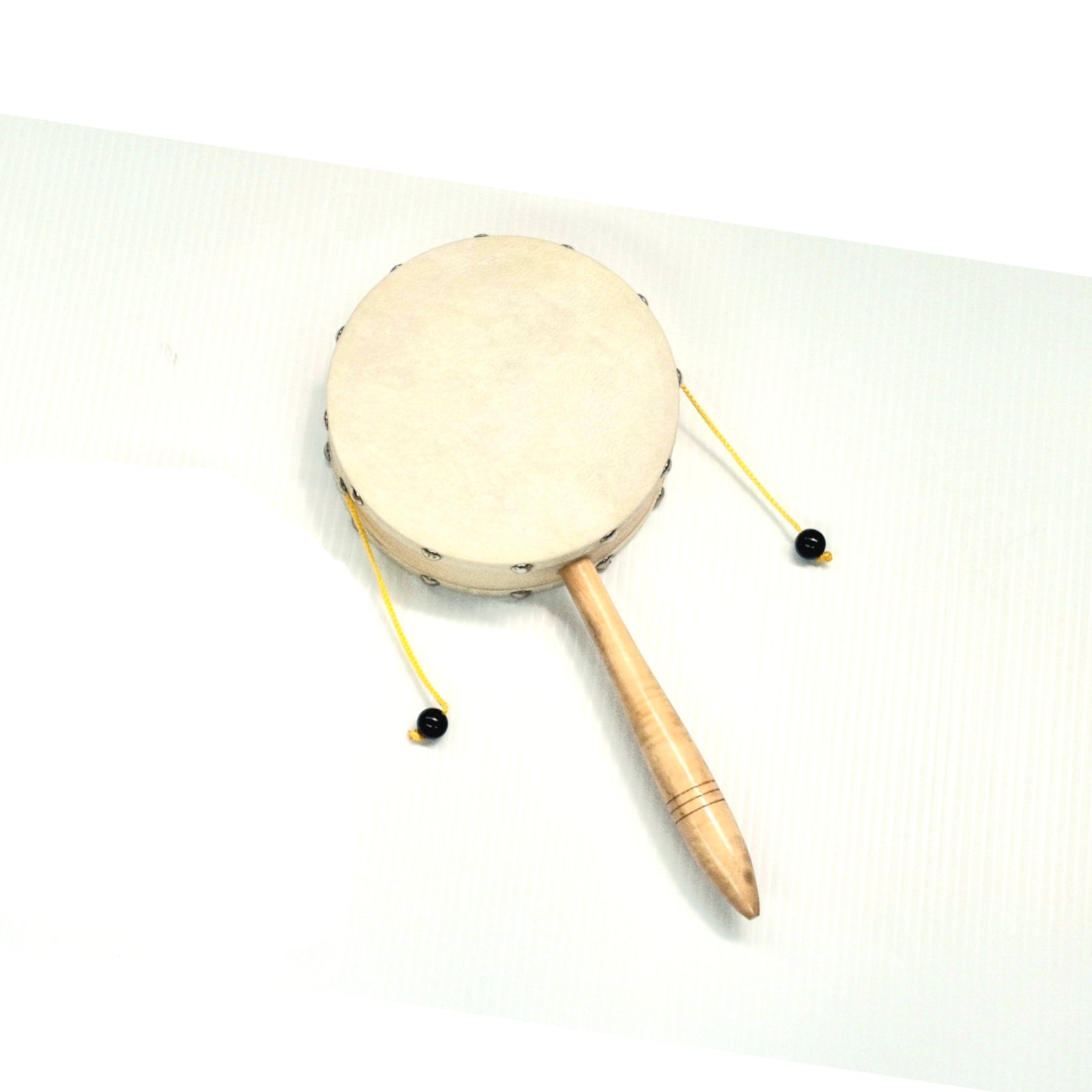Damroo Rattle Pellet Drum Percussion Instrument Large 4 or 6 inch  Kids Educational