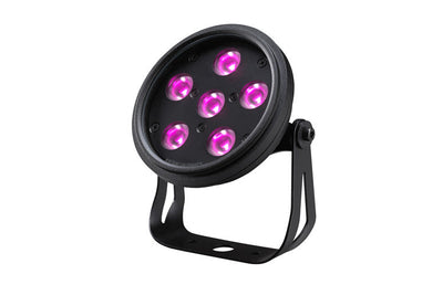 Event Lighting - DFXIPS510 - IP65 6 x 1.9W 365nm UV LED 15 deg spot - Requires Dark Drive