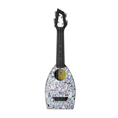 Ukulele 21 inch Patterns Bumblebee Hive Soprano Paddle Shaped Ukelele