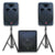 2200w Bluetooth Sound System with 2x12" Inch Active Speakers + 15" Active Subwoofer + Stands