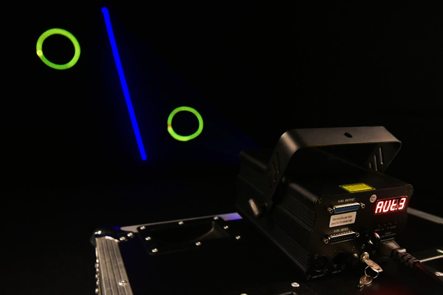 EL1000RGB 1W RGB Analogue 15K scanning animation laser with ILDA