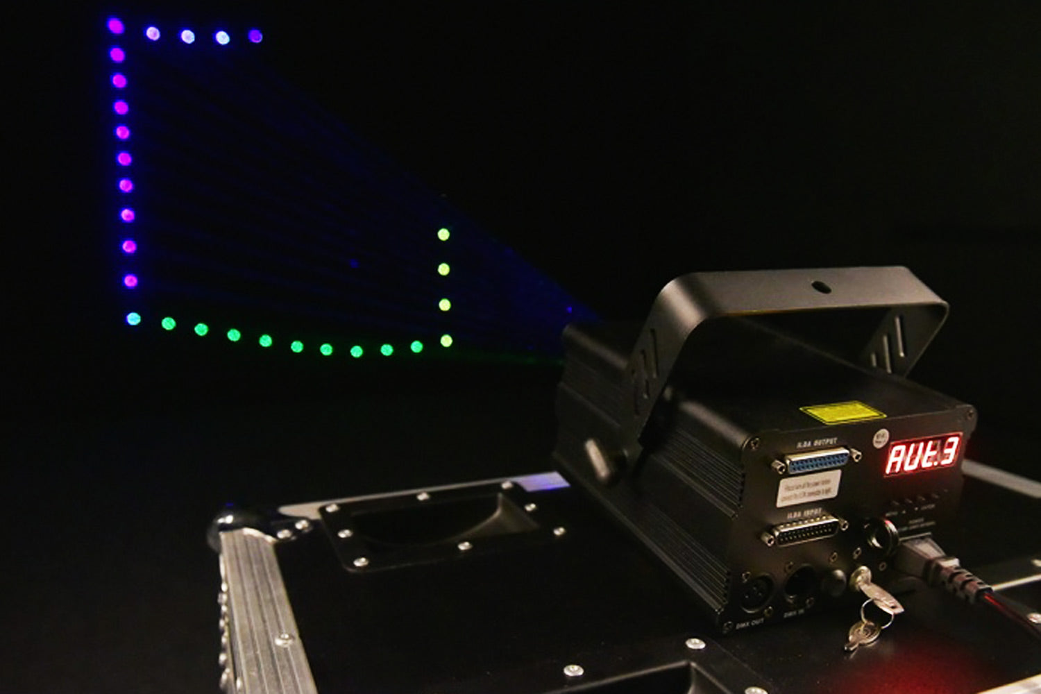 EL1000RGB 1W RGB Analogue 15K scanning animation laser with ILDA