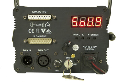 EL1000RGB 1W RGB Analogue 15K scanning animation laser with ILDA