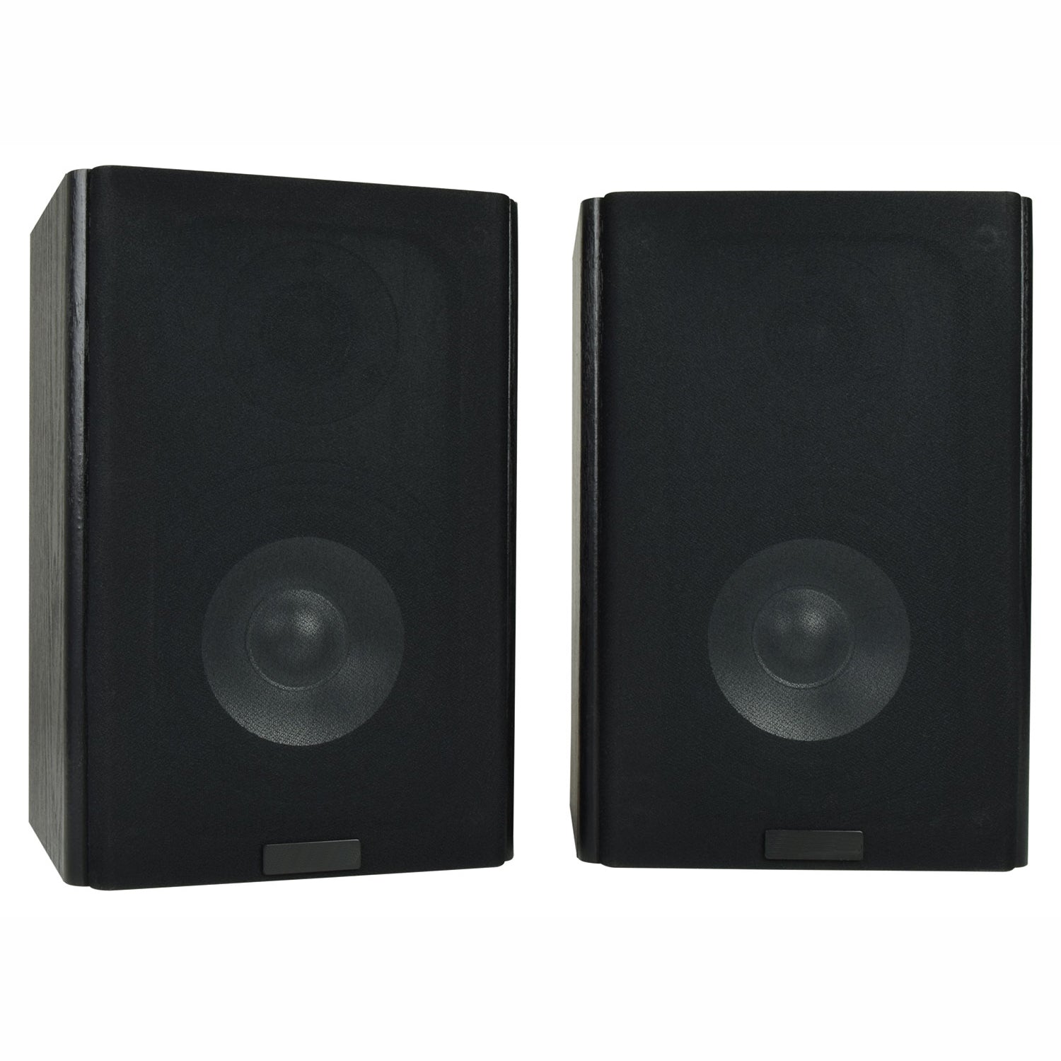 2-Way 160w Home Hifi Stereo Bookshelf Wooden Speakers Pair Wall Mountable