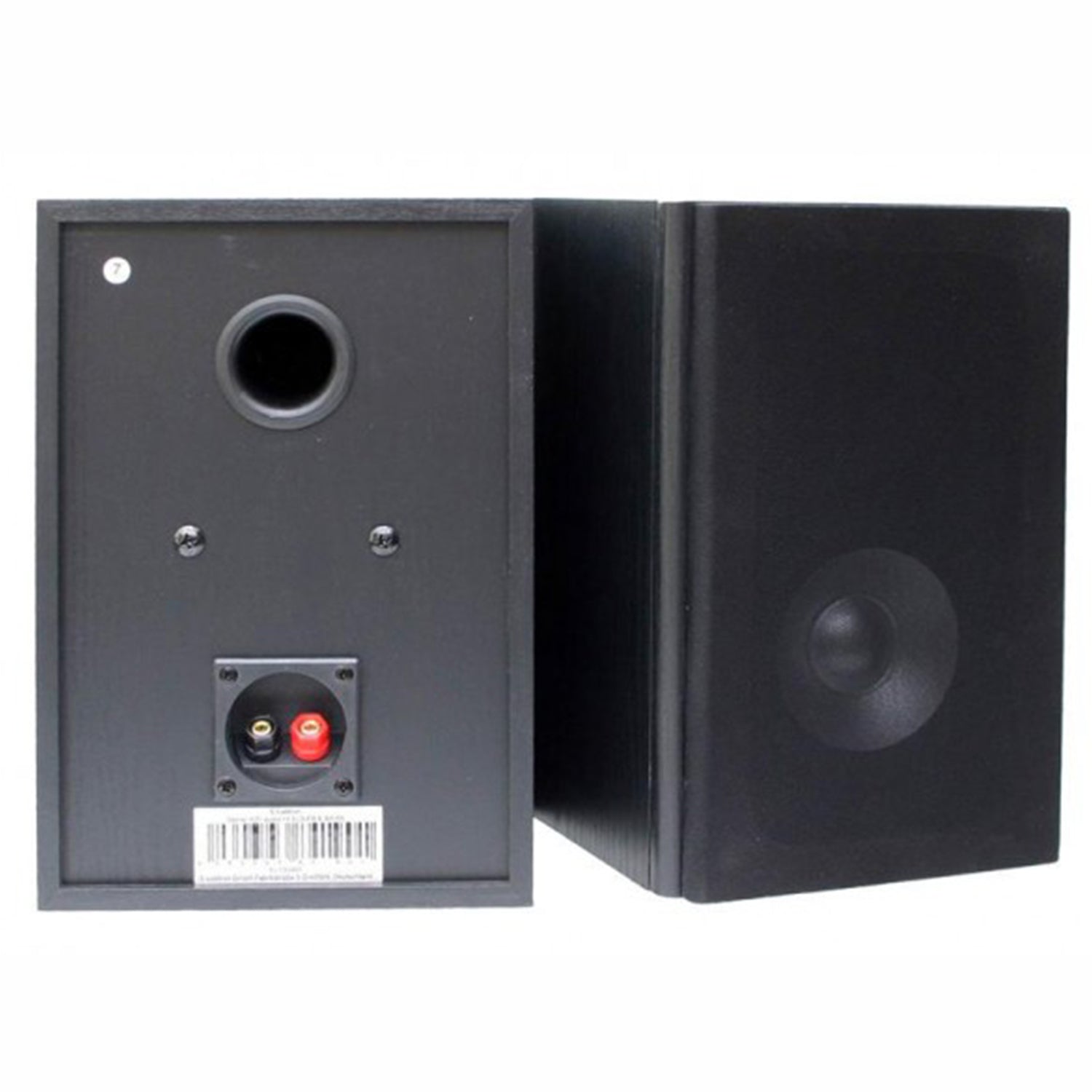 2-Way 160w Home Hifi Stereo Bookshelf Wooden Speakers Pair Wall Mountable