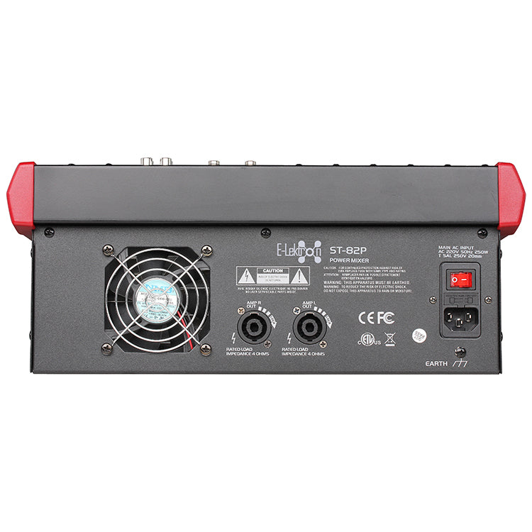 8-Channel 500w Powered Audio Mixer USB SD 7-Band EQ Mono MP3 Digital Effects DJ Console