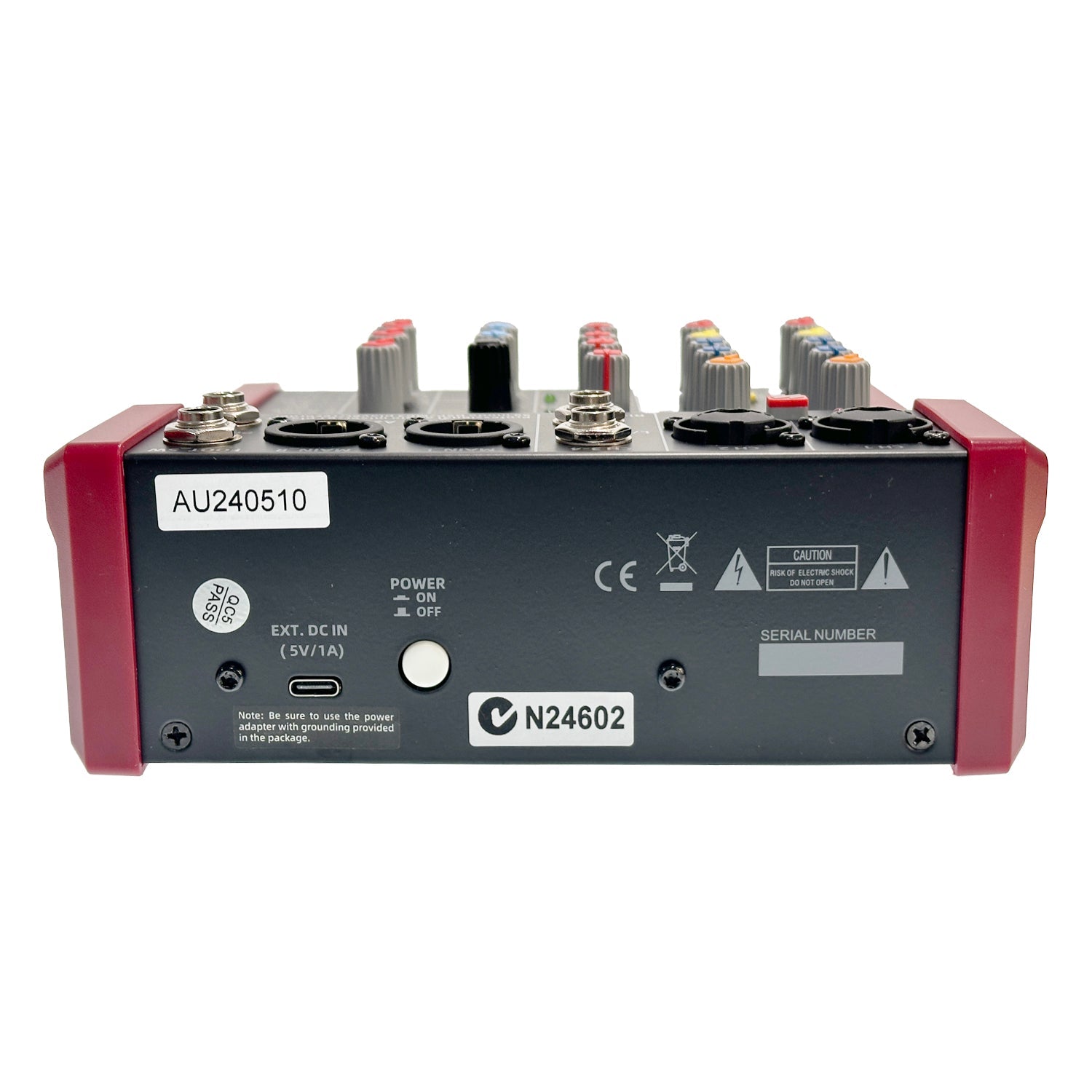 DSP FX Studio Audio Mixer 6-Channel with Bluetooth USB Play Audio interface A28