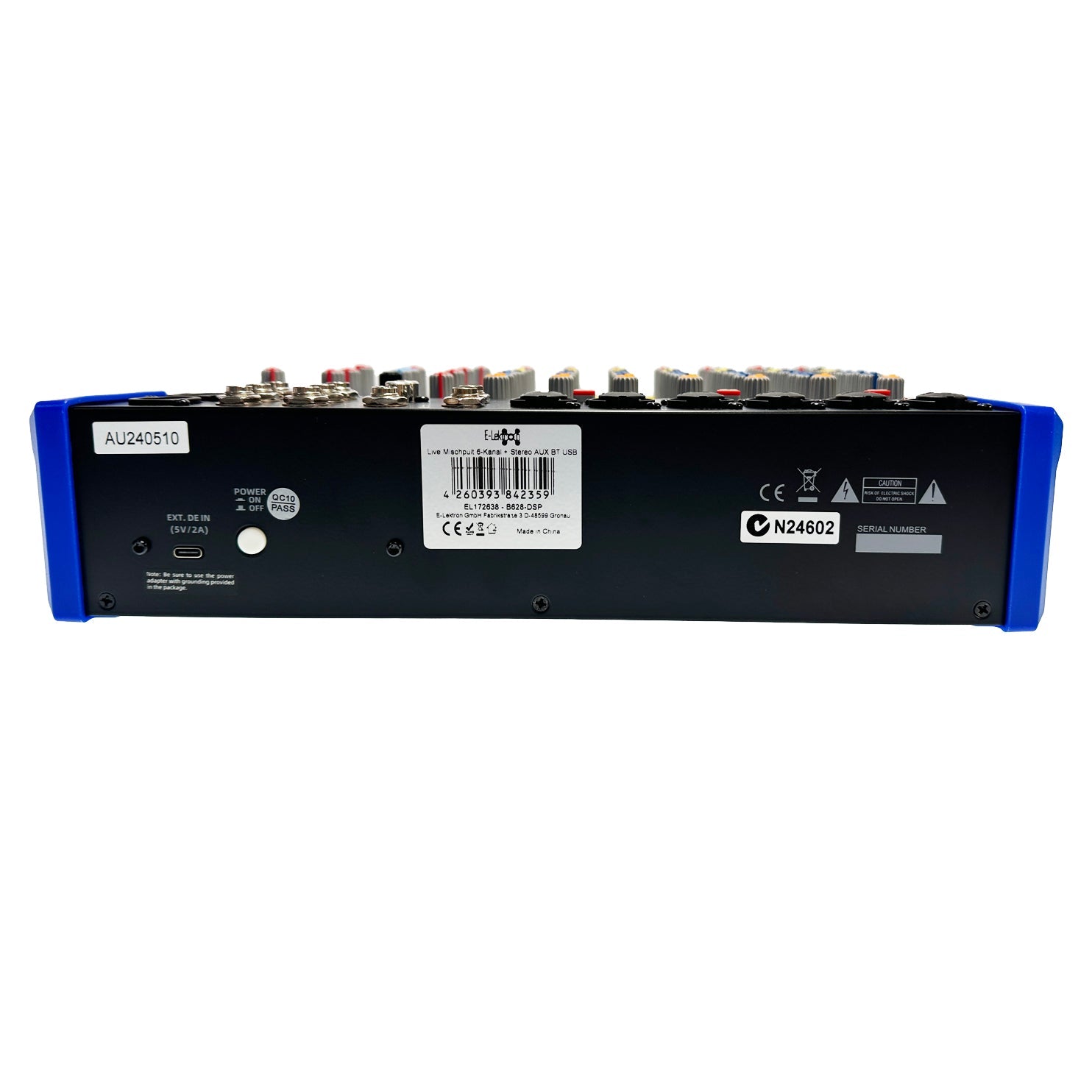 B628 DSP effects Studio Audio Mixer 12-Channel with Bluetooth USB Play Audio interface