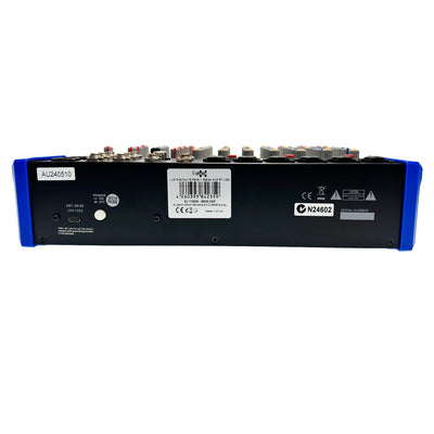 B628 DSP effects Studio Audio Mixer 12-Channel with Bluetooth USB Play Audio interface