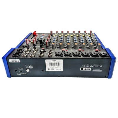 B628 DSP effects Studio Audio Mixer 12-Channel with Bluetooth USB Play Audio interface