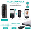 2.4g Wireless Microphone With Charging Case Clip-on Plug & Play For Iphone Ipad Android Live Stream Zoom Video Recording