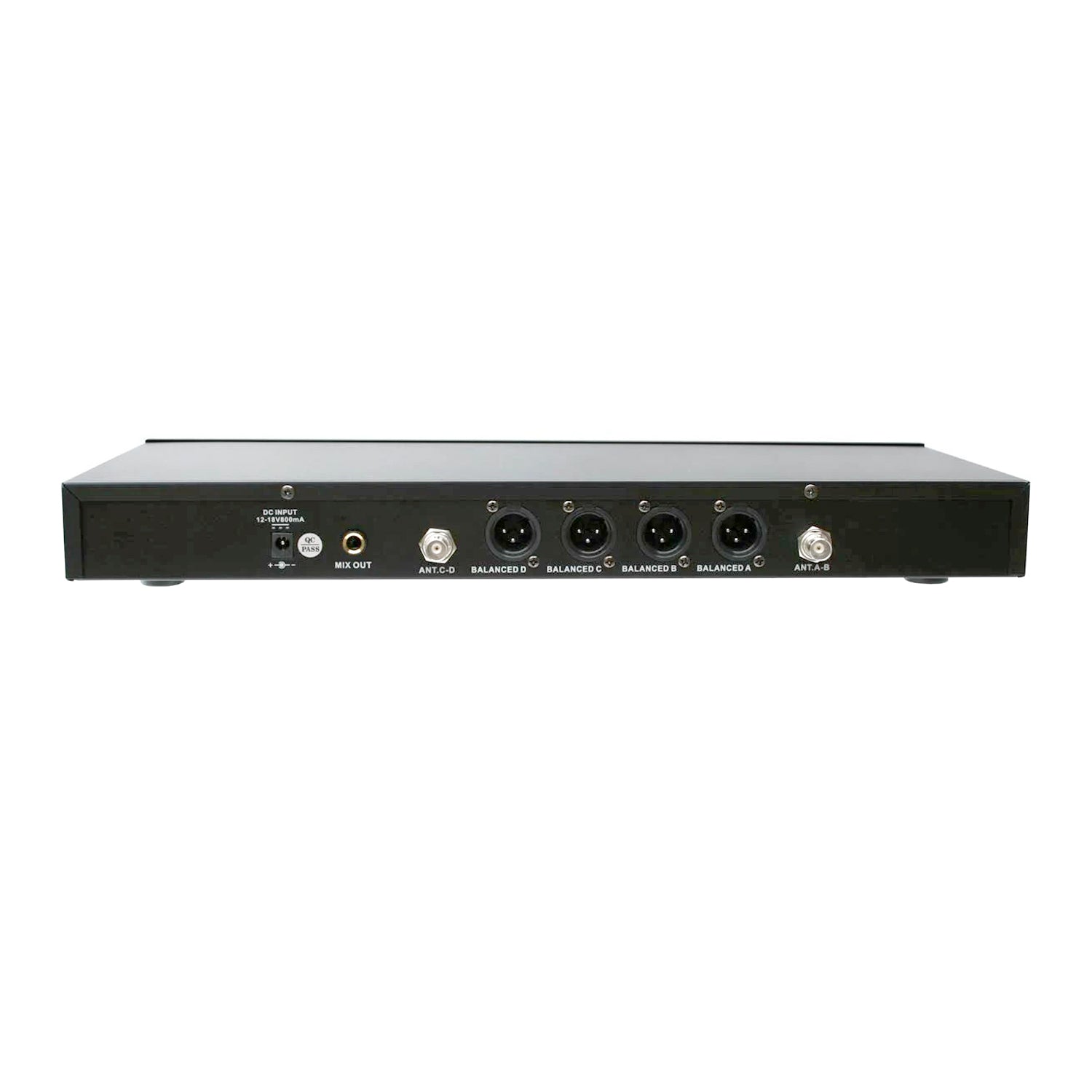 E-Lektron IU-4011H Digital UHF 4 x Headset Microphones System AUS Stand Frequency Set