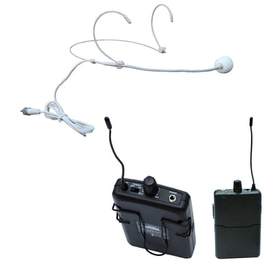 E-Lektron IU-4011H Digital UHF 4 x Headset Microphones System AUS Stand Frequency Set