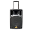 900W 15" inch Bluetooth Wireless Linkable Portable PA Speaker Sound System Recording + 2 Mics