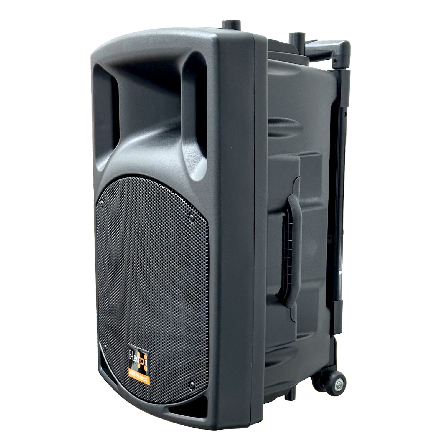 1800w 2x 15" Inch  PA Speakers Bluetooth TWS Wireless Linkable Loud Portable Sound System Recording + 4 UHF Mics + Stands