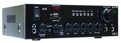 Stereo Hifi Class D Digital Bluetooth Amplifier Radio USB SD Karaoke with Remote