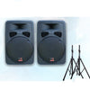 2x 12" Inch 1600w Active TWS Bluetooth Linkable Speaker Set Digital PA Sound System + Stands