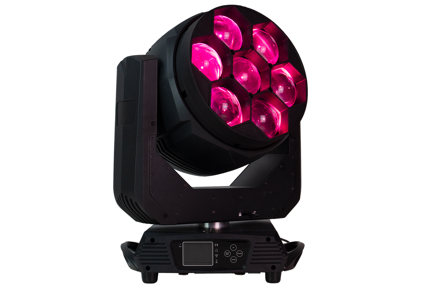 ENFORCER7X60BE - 7x 60 W Zoom Wash Moving Head with Pixel Control