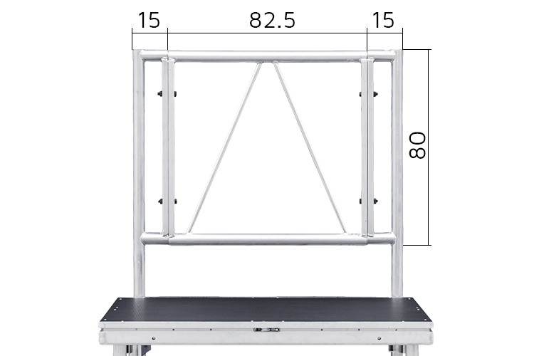 Event Lighting 1.22m Stage Guard Rail