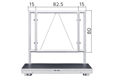 Event Lighting 1.22m Stage Guard Rail