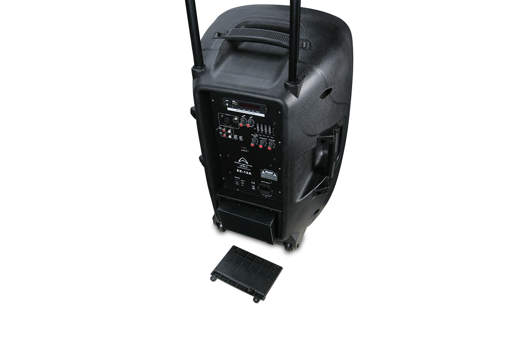 Wharfedale Pro EZ12A 12" Portable Bluetooth PA Active Speaker + 2x Wireless Microphones