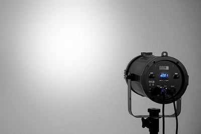 Event Lighting F2X100VWL - Variable Colour Fresnel with 2 x 100W Cool White / Warm White COB LEDs