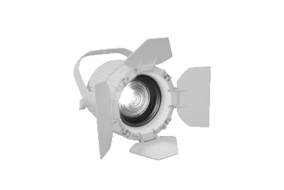 Event Lighting  F96VW-WH - Variable White Fresnel with Manual Zoom (White)