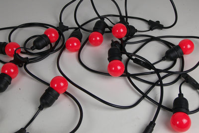 Event Lighting  FESLED2RX12 - 2W E27 LED Globe (Red) - Box of 12