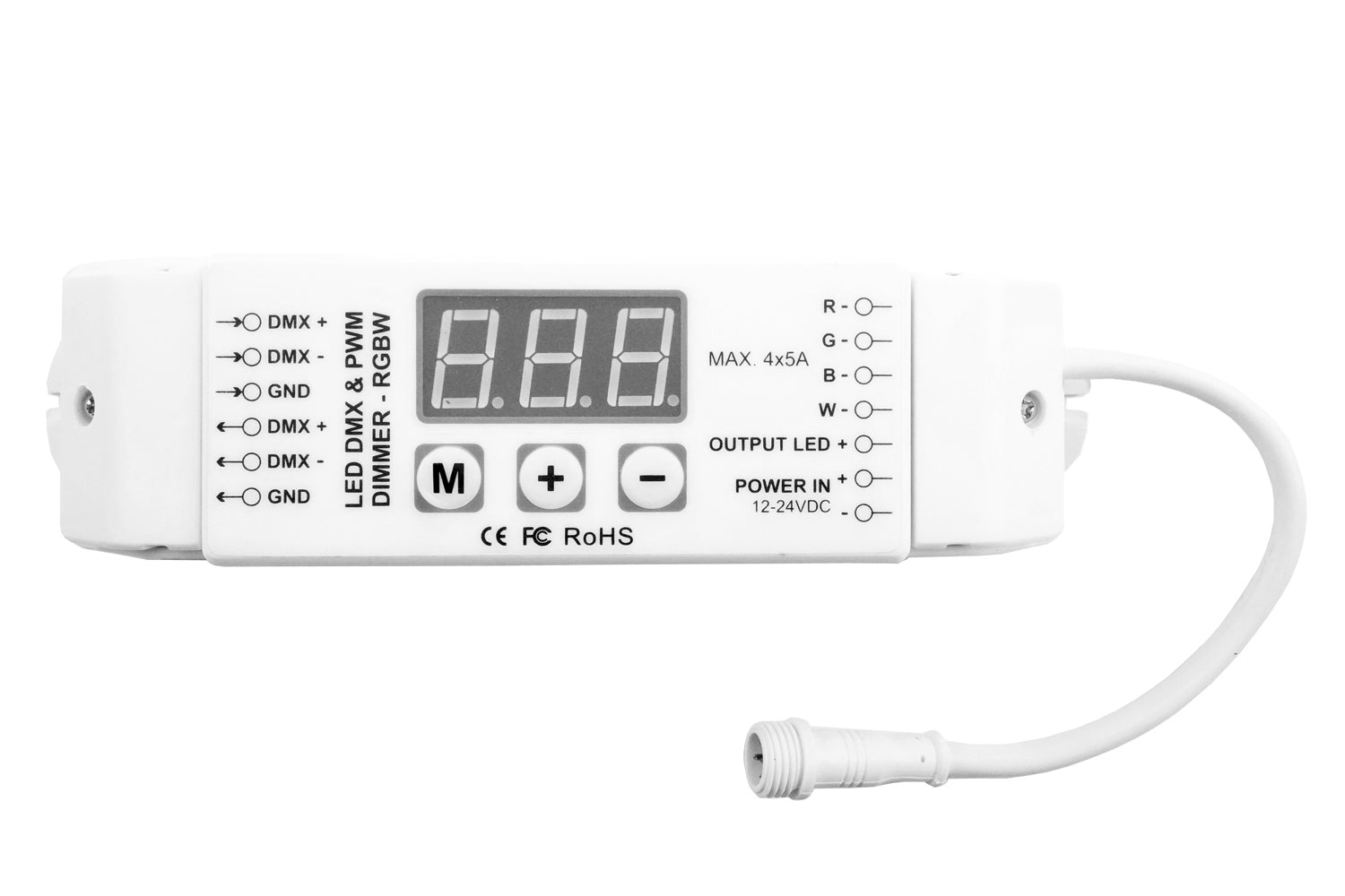 FLEXICONDMXBW - 4 Channel (RGBW) DMX Controller for LED Tape