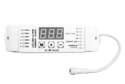FLEXICONDMXBW - 4 Channel (RGBW) DMX Controller for LED Tape