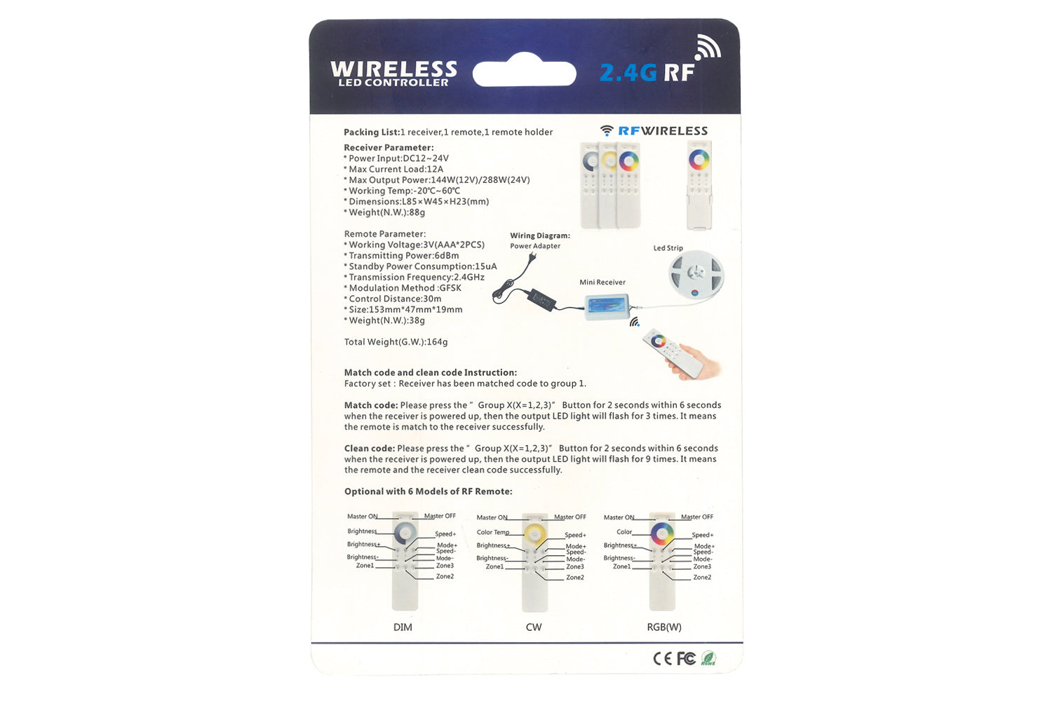 FLEXICONRGBW - Controller LED Tape (RGBW)