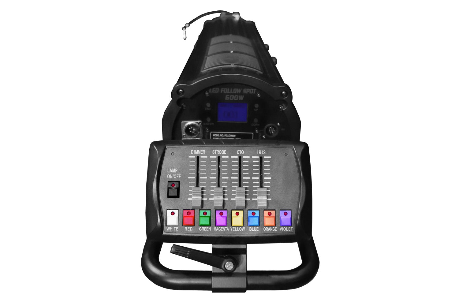 Event Lighting  FOLLOW600 - 600W LED Followspot with Stand and Road Case