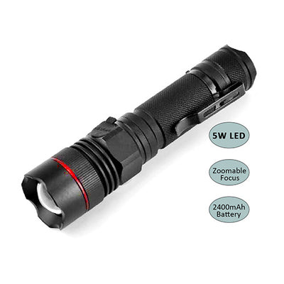 Sansai Rechargable LED Torch GL-H483C