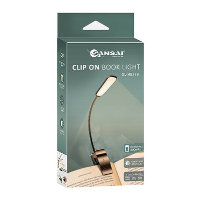 Sansai Clip on LED Book light GL-H822B
