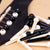 6 X Guitar Bridge Pins Plastic String End Peg Acoustic Guitar Ivoryguitar Black Colour