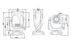 Event Lighting  HAVOCS150 - 150W LED Spot Moving Head