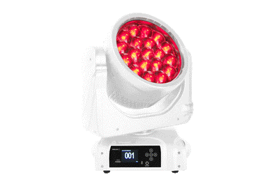 HAVOCW19X40-WH - 19 x 40W Zoom Wash Moving Head (White)