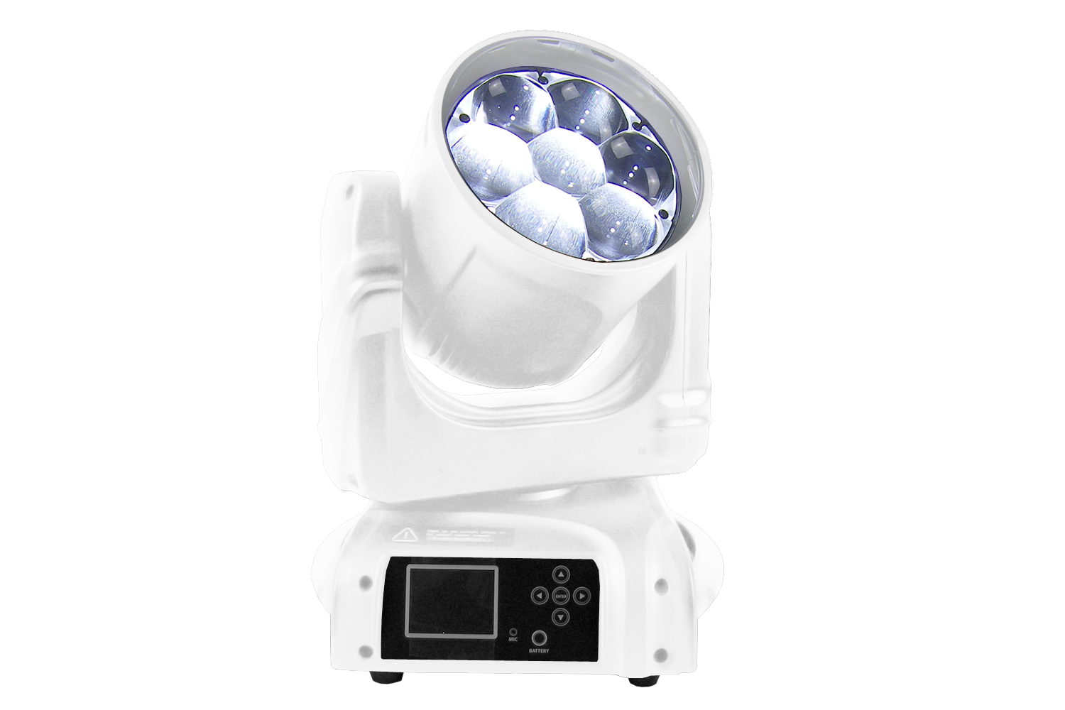 HAVOCW7X40-WH - 7 x 40W Zoom Wash Moving Head (White)