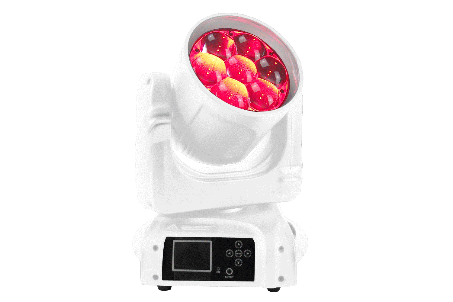 HAVOCW7X40-WH - 7 x 40W Zoom Wash Moving Head (White)