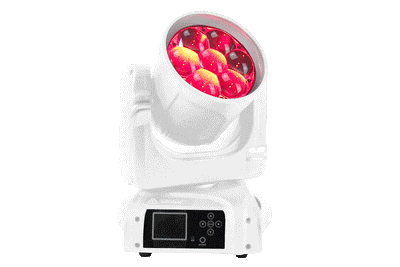 HAVOCW7X40-WH - 7 x 40W Zoom Wash Moving Head (White)