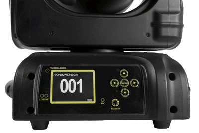 HAVOCW7X40CRI - 7 x 40W Zoom Wash Moving Head