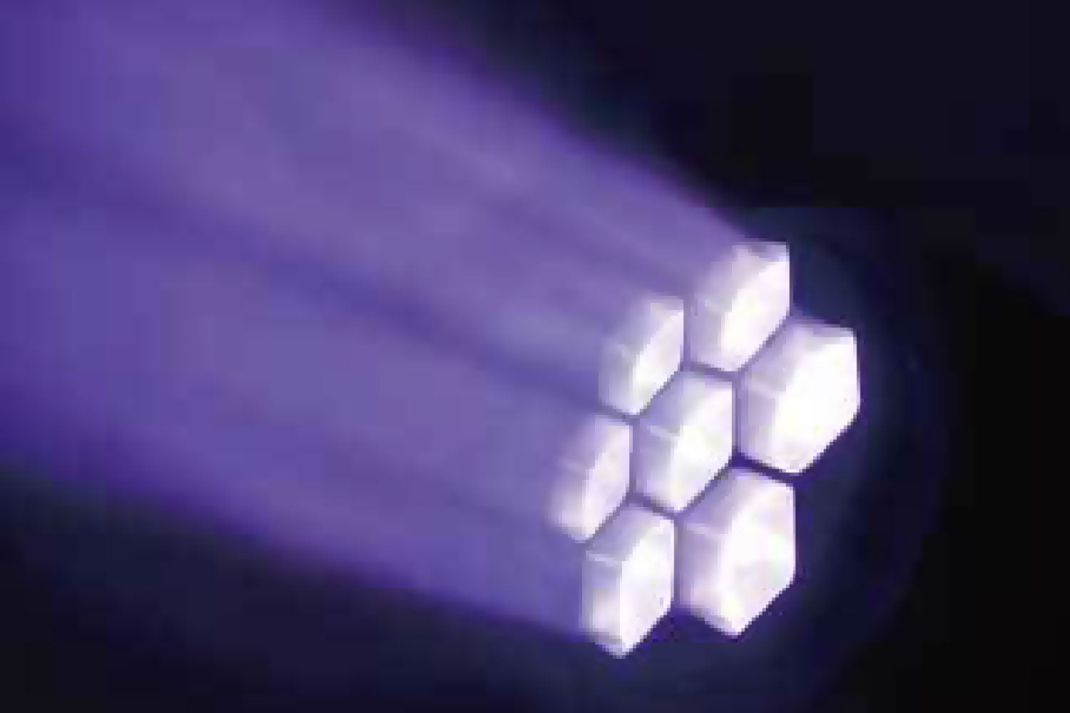 HAVOCW7X40-WH - 7 x 40W Zoom Wash Moving Head (White)