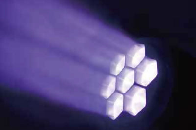 HAVOCW7X40-WH - 7 x 40W Zoom Wash Moving Head (White)