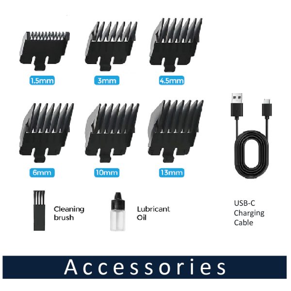 Sansai Professional Cordless Hair Clipper HC-6603B