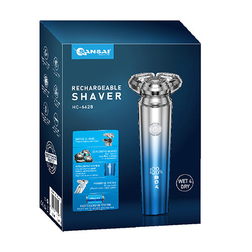 LED Display Rechargeable Shaver SANSAI HC-6628