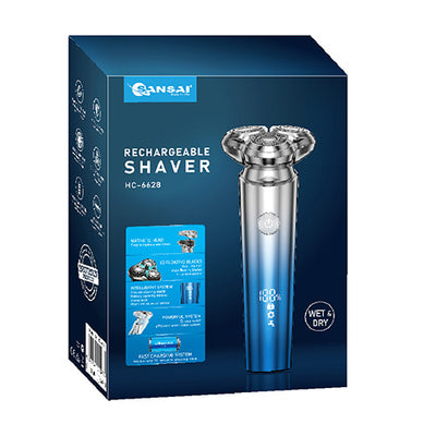 LED Display Rechargeable Shaver SANSAI HC-6628